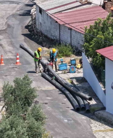 Söke Atburgazı'nda 4,6 milyon liralık içme suyu hattı yenileniyor