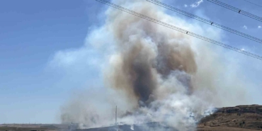Tekirdağ'da 500 Dönüm Alanı Kapsayan Anız Yangını Kontrol Altına Alındı