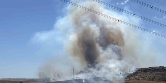 Tekirdağ'da 500 Dönüm Alanı Kapsayan Anız Yangını Kontrol Altına Alındı