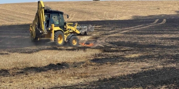Tekirdağ'da anız yangını kontrol altına alındı