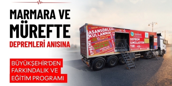 Tekirdağ'da deprem bilinci için simülasyon eğitimi düzenlenecek