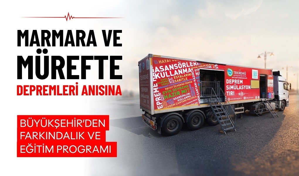 Tekirdağ'da deprem bilinci için simülasyon eğitimi düzenlenecek