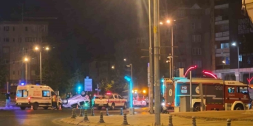 Tekirdağ'da hafif ticari araç takla attı, sürücü kayıplara karıştı