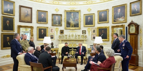 ABD BAŞKANI TRUMP, BEYAZ SARAY’DA ZELENSKİY İLE GÖRÜŞTÜ