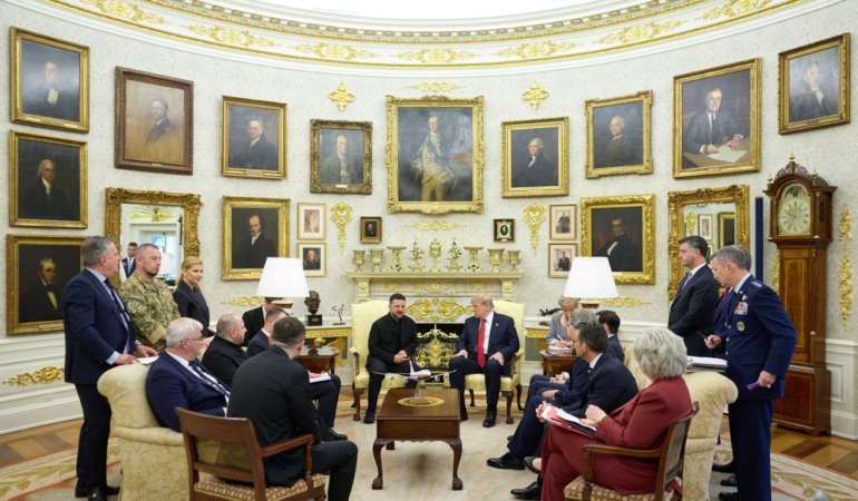 ABD BAŞKANI TRUMP, BEYAZ SARAY’DA ZELENSKİY İLE GÖRÜŞTÜ