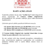 15 Temmuz Şehitler Köprüsü, belgesel çekimleri nedeniyle kapatılacak