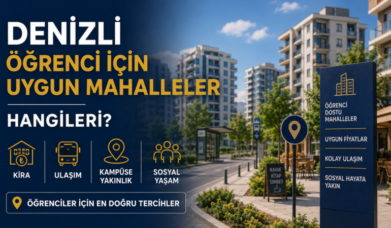 Denizli’de Öğrenci İçin Uygun Mahalleler Hangileri?
