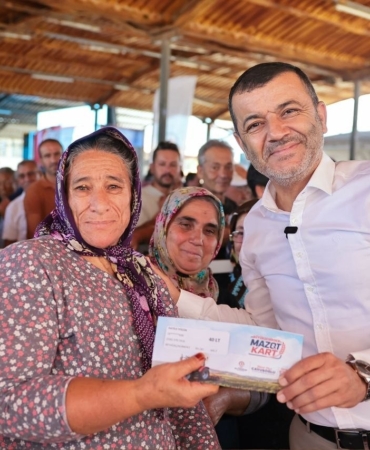 MAZOT KART DAĞITIMI BEYAĞAÇ'TAN BAŞLADI