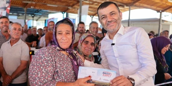 MAZOT KART DAĞITIMI BEYAĞAÇ'TAN BAŞLADI