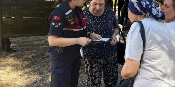 KEMALPAŞA'DA JANDARMADAN KADINLARA 'KADES' VE 'KADINA EL KALKAMAZ' BİLGİLENDİRMESİ