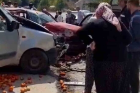 Adana'da trafik kazasında 2 kişi yaralandı