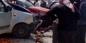 Adana'da trafik kazasında 2 kişi yaralandı