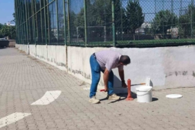 Adıyaman Fatih Anadolu Lisesi'nde bakım çalışmaları sürüyor