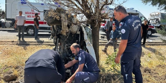 Adıyaman'da düğün yolunda kaza: 6 kişi yaralandı