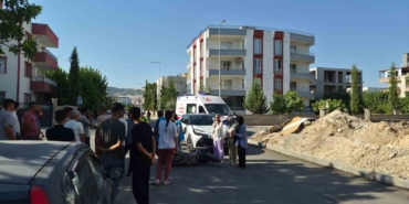 Adıyaman'da otomobil ile motosiklet çarpıştı, 2 yaralı