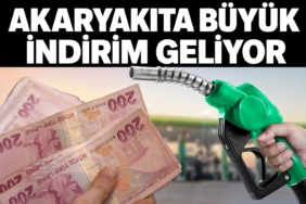 Akaryakıta Büyük İndirim Geliyor