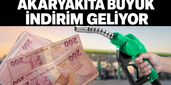 Akaryakıta Büyük İndirim Geliyor