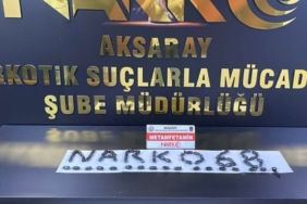 Aksaray'da uyuşturucu operasyonunda 1.5 kilogram metamfetamin ele geçirildi