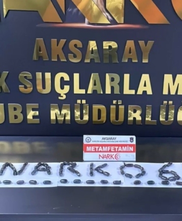 Aksaray'da uyuşturucu operasyonunda 1.5 kilogram metamfetamin ele geçirildi