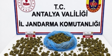 Alanya'da uyuşturucu operasyonunda 745 gram esrar ele geçirildi