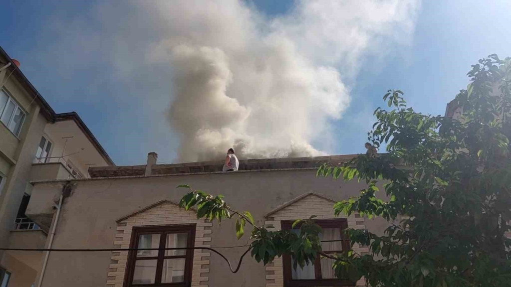Amasya'da Kışlık Hazırlık Yangına Neden Oldu