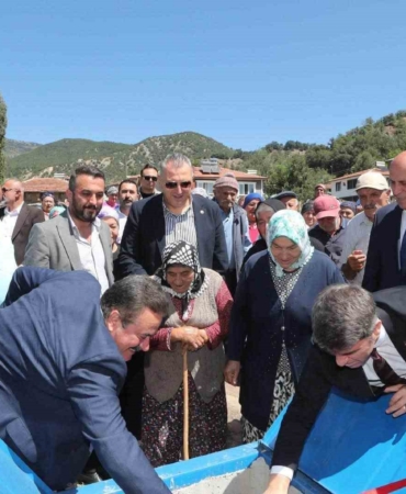 Amasya'nın Ümük Köyü'nde Basınçlı Sulama Tesisi Açıldı