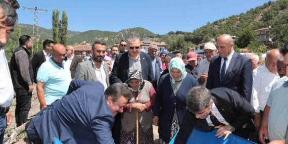 Amasya'nın Ümük Köyü'nde Basınçlı Sulama Tesisi Açıldı