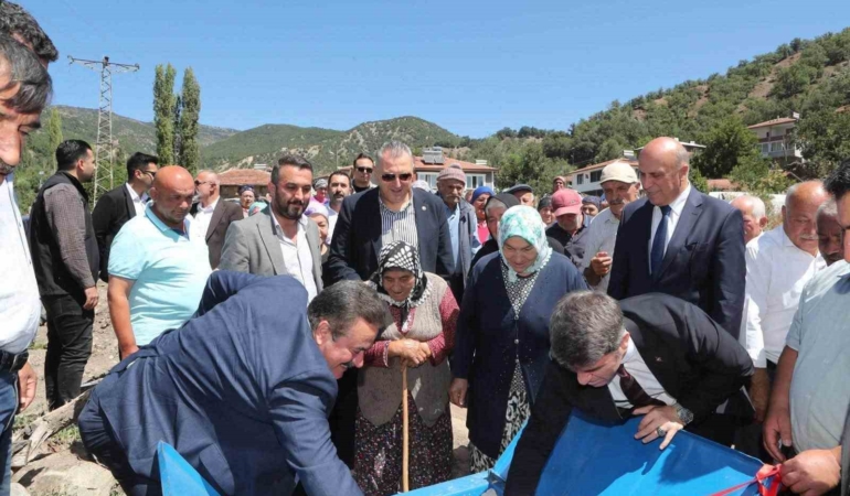 Amasya'nın Ümük Köyü'nde Basınçlı Sulama Tesisi Açıldı