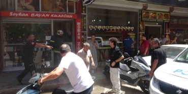 Antalya'da kuaförde yangın: Kaynak makinesinden kıvılcım sıçradı