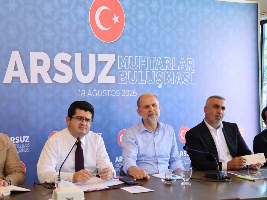 Arsuz'da muhtarlar buluşmasında mahalle sorunları ele alındı