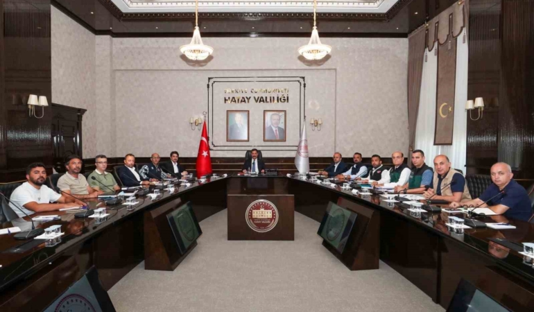 Asi Nehri altyapı çalışmaları Hatay'da değerlendirildi