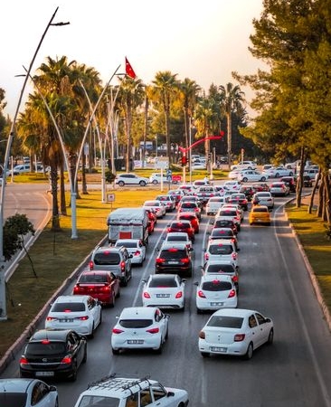 Aydın'da Temmuz ayında araç sayısı 690 bini aştı