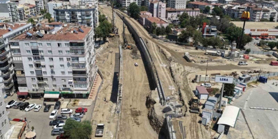 Aydın'da Yeni Dörtyol Köprülü Kavşağı Projesi İlerlemesi