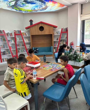 Aydın'da çocuklar zeka oyunlarıyla eğlendi