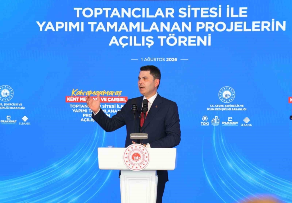 Bakan Kurum, Kahramanmaraş'ta yeni projelerin açılışını yaptı