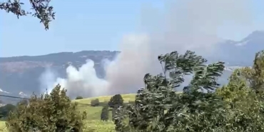 Balıkesir Susurluk'ta yangına havadan müdahale