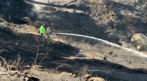 Balıkesir'deki Gömeç ve Susurluk yangınlarında enerji düştü