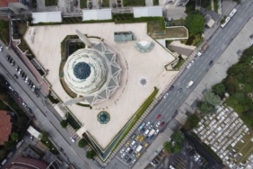 Bandırma Onyedi Eylül Üniversitesi Camii İnşaatı İncelendi