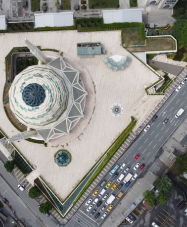 Bandırma Onyedi Eylül Üniversitesi Camii İnşaatı İncelendi