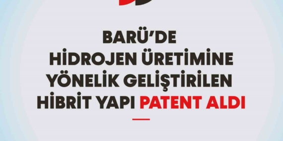 Bartın Üniversitesi hidrojen üretimi için patent aldı