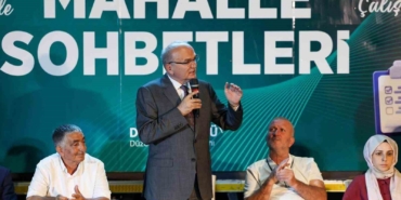 Başkan Özlü, Çay Mahallesi'nde Vatandaşlarla Buluştu