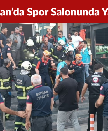 Batman’da Spor Salonunda Yangın