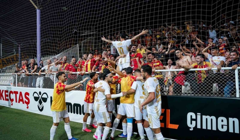 Benhur Keser, Kayserispor'un Iğdır FK'ya karşı ikinci golünü attı