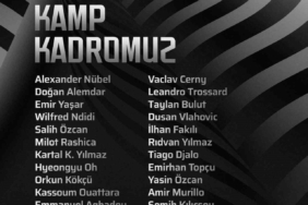 Beşiktaş, Alanyaspor maçı için kamp kadrosunu açıkladı