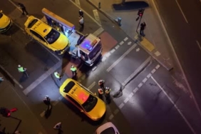 Beyoğlu'nda 8 araçla zincirleme kaza: 5 yaralı