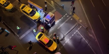 Beyoğlu'nda 8 araçla zincirleme kaza: 5 yaralı