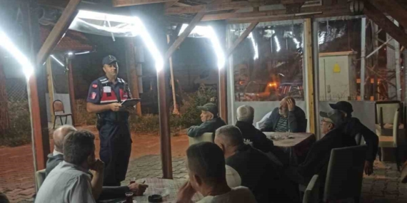 Bilecik'te köylere yangın ve dolandırıcılık uyarısı yapıldı