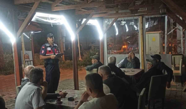 Bilecik'te köylere yangın ve dolandırıcılık uyarısı yapıldı