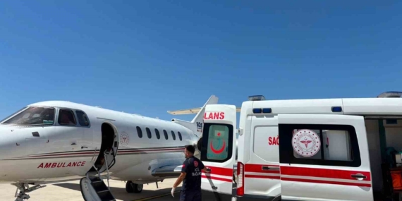 Bingöl'den 4 aylık bebek uçak ambulansla Ankara'ya sevk edildi