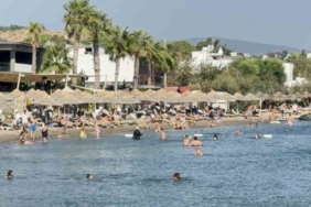 Bodrum'da sıcak hava etkisi: Termometre 40 dereceyi aştı